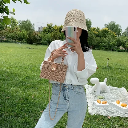 Chic Cube Style Beach Bag