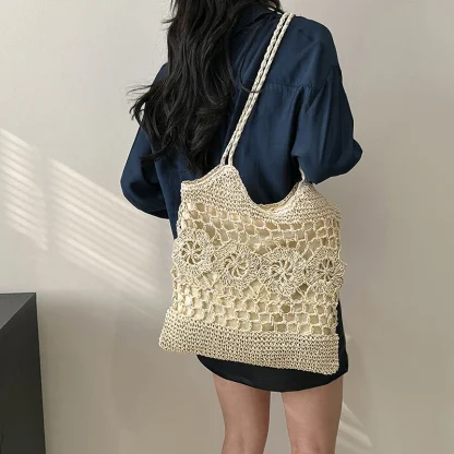Stylish Weave Summer Tote Beach Bag