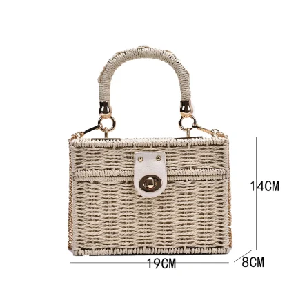 Chic Cube Style Beach Bag - Image 7