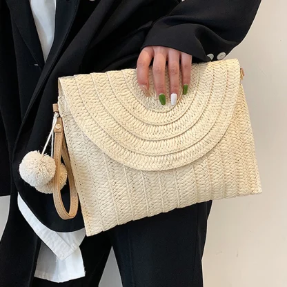 Crossbody Shoulder Beach Bag Purse - Image 3