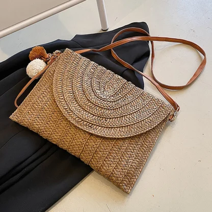 Crossbody Shoulder Beach Bag Purse - Image 4