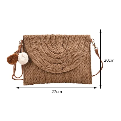 Crossbody Shoulder Beach Bag Purse - Image 6
