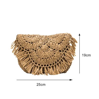 Tropical Bliss Vacation Tassel Beach Bag - Image 7