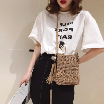 Casual Tassel Crossbody Beach Travel Bag