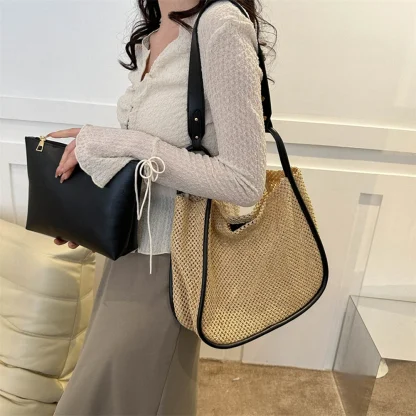 Hollow Out Beach Bag with Wallet Bag - Image 5