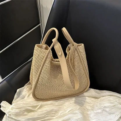 Hollow Out Beach Bag with Wallet Bag - Image 2