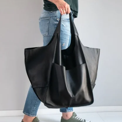 Simple Large Capacity Beach Totes Bag - Image 5