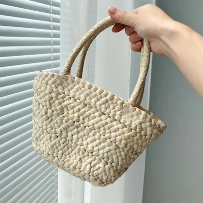 Casual Straw Summer Beach Bag - Image 5