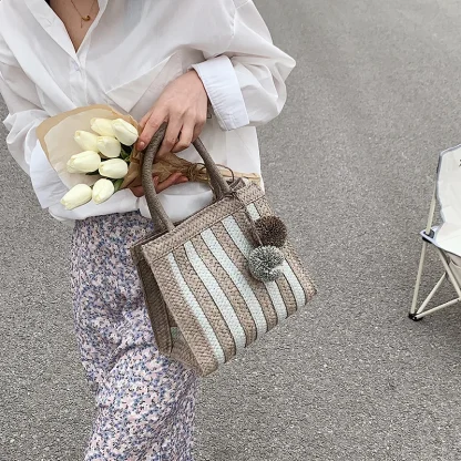 Small Square Tote Beach Bag - Image 2