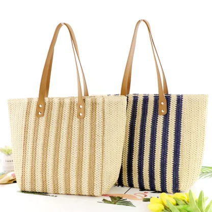 Spacious Zipper Beach Bag - Image 2