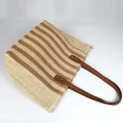 Spacious Zipper Beach Bag - Image 5