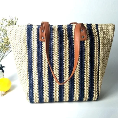 Spacious Zipper Beach Bag