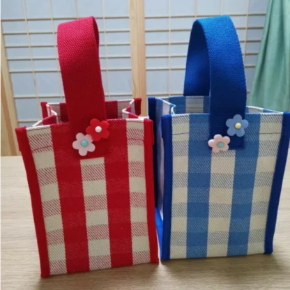 Portable Plaid Total Beach Bag - Image 2