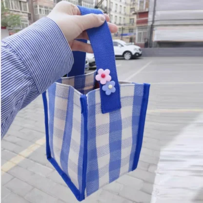 Portable Plaid Total Beach Bag