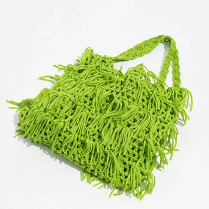 Fashionable Hollow-Out Tote Beach Bag - Image 3