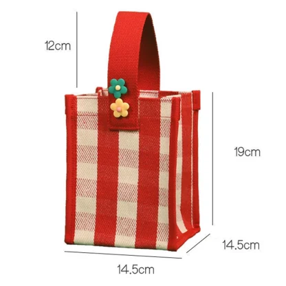 Portable Plaid Total Beach Bag - Image 7