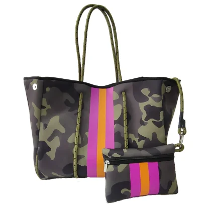 Printed Large Beach Bag - Image 2