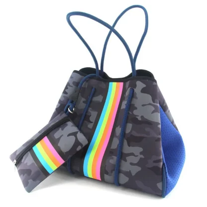 Printed Large Beach Bag - Image 3