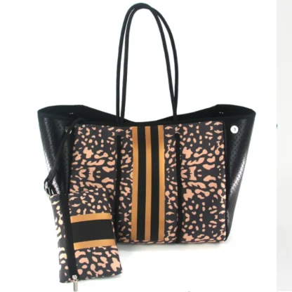 Printed Large Beach Bag - Image 6
