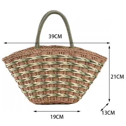 Large Capacity Shoulder Beach Bag - Image 6