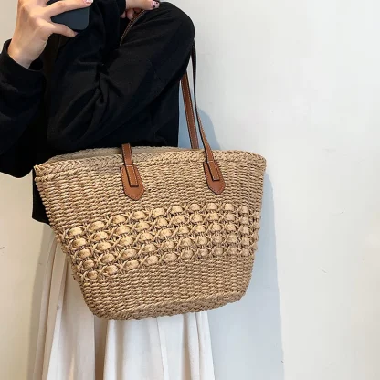 Trendy Casual Travel Shoulder Beach Bag - Image 4