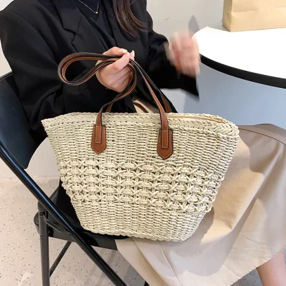 Trendy Casual Travel Shoulder Beach Bag - Image 6