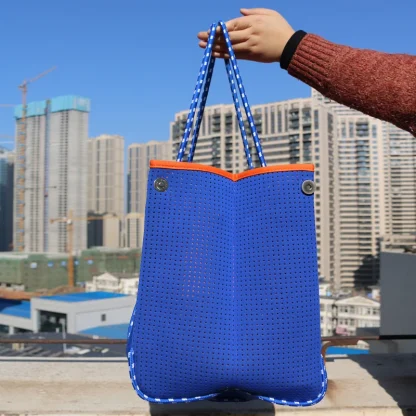 Large Square Beach Tote Bag - Image 4