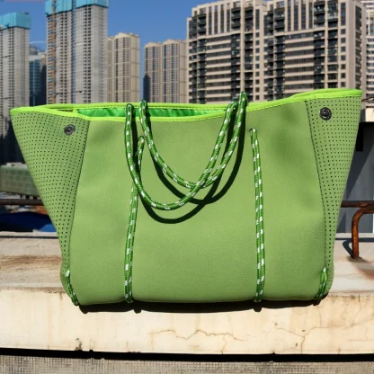 Large Square Beach Tote Bag - Image 5