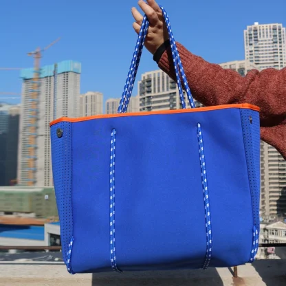 Large Square Beach Tote Bag