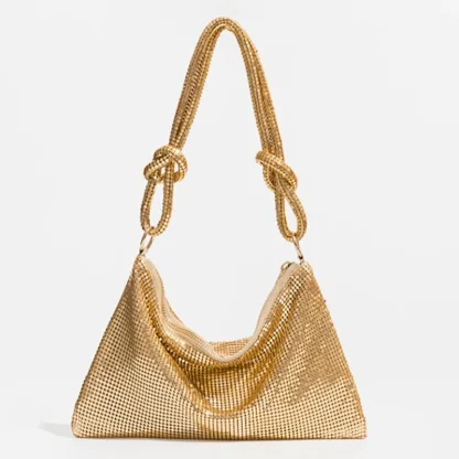 Metallic Sequin Evening Beach Bag - Image 2