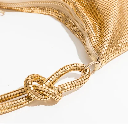 Metallic Sequin Evening Beach Bag - Image 5