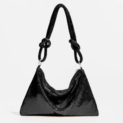 Metallic Sequin Evening Beach Bag