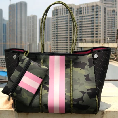 Top-Handle Large Capacity Beach Bag