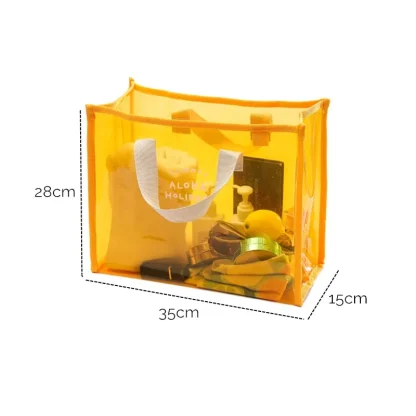 Color Clear Waterproof Summer Beach Bag - Image 6