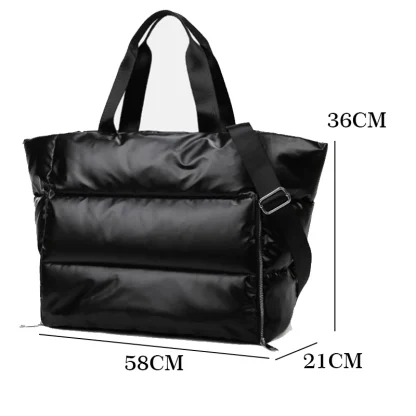 Casual Portable Wide Shoulder Beach Bag - Image 3