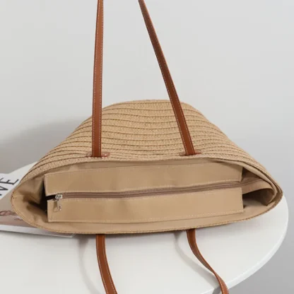 Summer Cottage Basket Beach Bag - Image 5