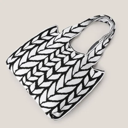 Knitted Shoulder Summer Beach Bag - Image 4