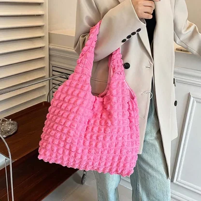 Bubble Cloud Shoulder Beach Bag - Image 2