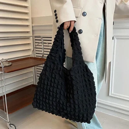 Bubble Cloud Shoulder Beach Bag - Image 4