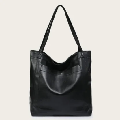 Soft Faux Leather Portable Totes Beach Bag - Image 6