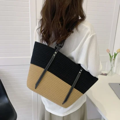 Cottage Basket Beach Tote Bag