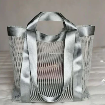 Breezy Mesh Tote Beach Bag - Image 6