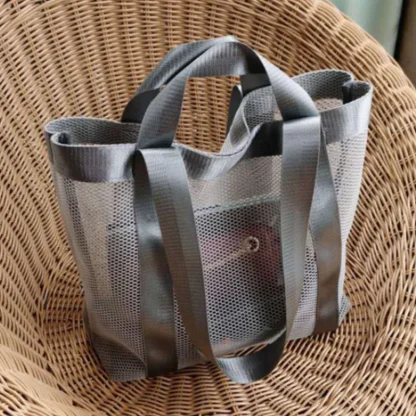 Breezy Mesh Tote Beach Bag - Image 2