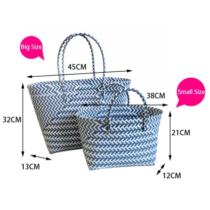 Color Contrast Beach Bag - Image 6