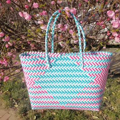 Color Contrast Beach Bag - Image 2
