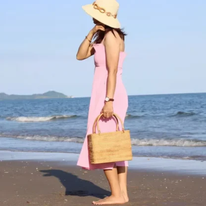 Drawstrings Lock Style Beach Bag