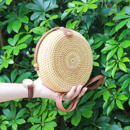 Seaside Circular Beach Bag - Image 3