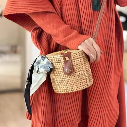 Seaside Circular Beach Bag