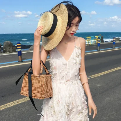 Small Charm Style Beach Bag