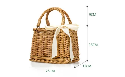 Casual Square Basket Bag - Image 6